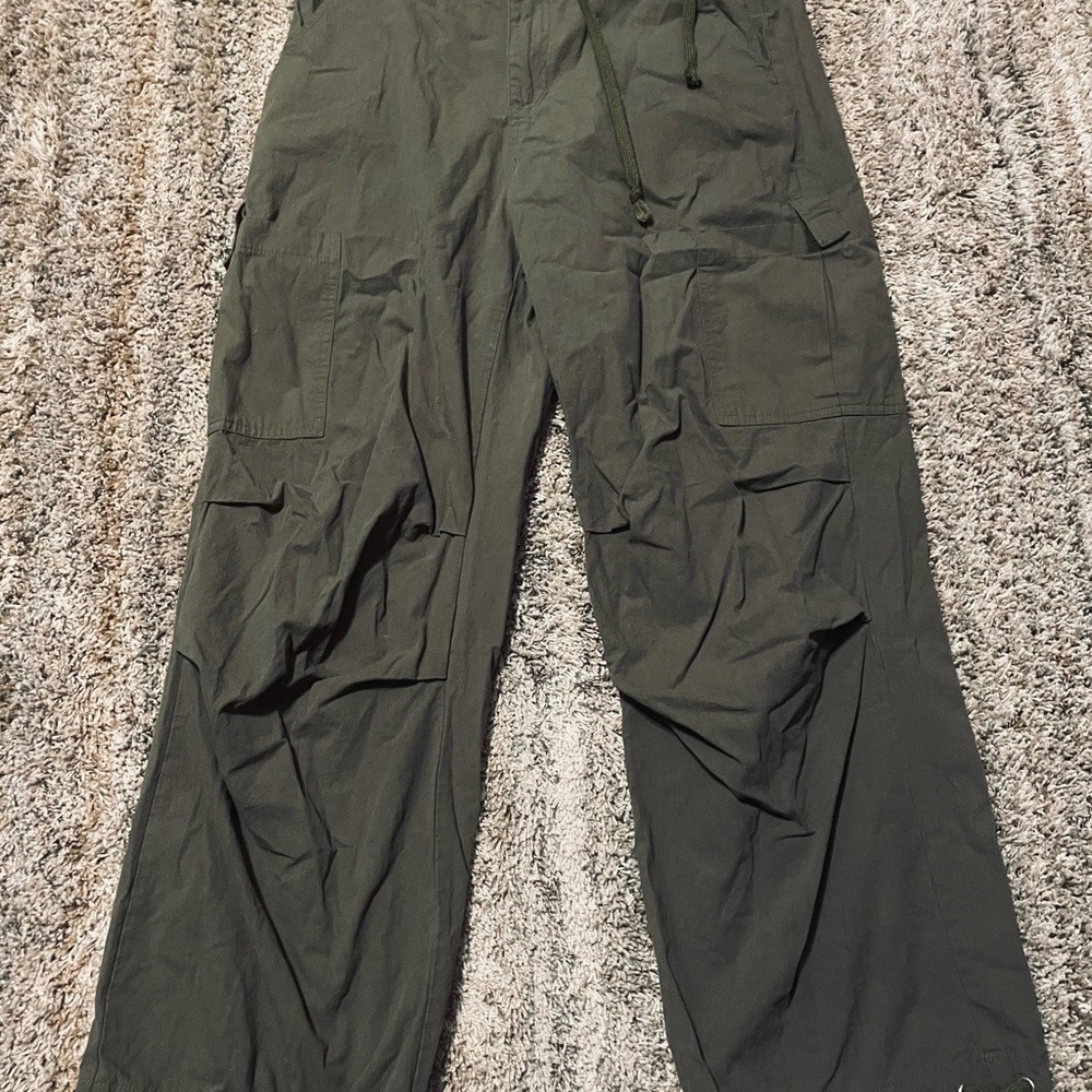 ROMWE Dark Green Cargo Pants